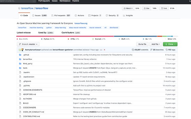 Old Github UI  from Chrome web store to be run with OffiDocs Chromium online