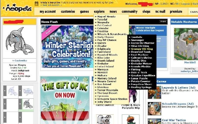 Old Neopets Images  from Chrome web store to be run with OffiDocs Chromium online