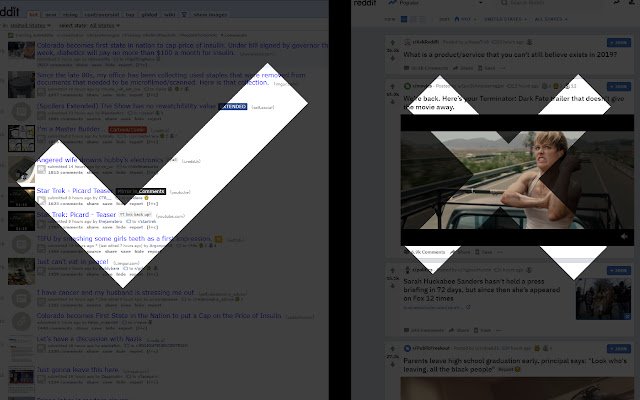 Oldreddit  from Chrome web store to be run with OffiDocs Chromium online