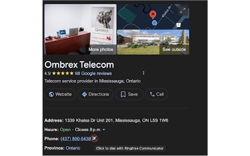 Ombrex Pro  from Chrome web store to be run with OffiDocs Chromium online