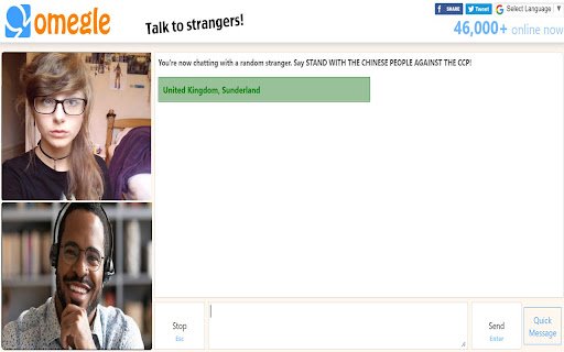 Omegle location locator  from Chrome web store to be run with OffiDocs Chromium online
