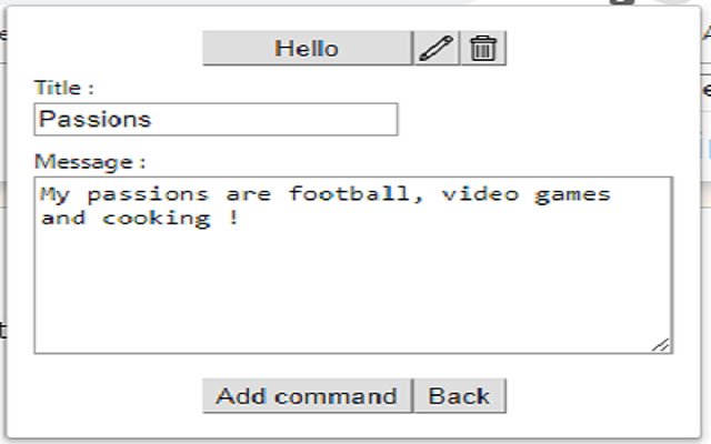 Omegle Shortcut Messages  from Chrome web store to be run with OffiDocs Chromium online