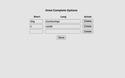 Omni Complete  from Chrome web store to be run with OffiDocs Chromium online