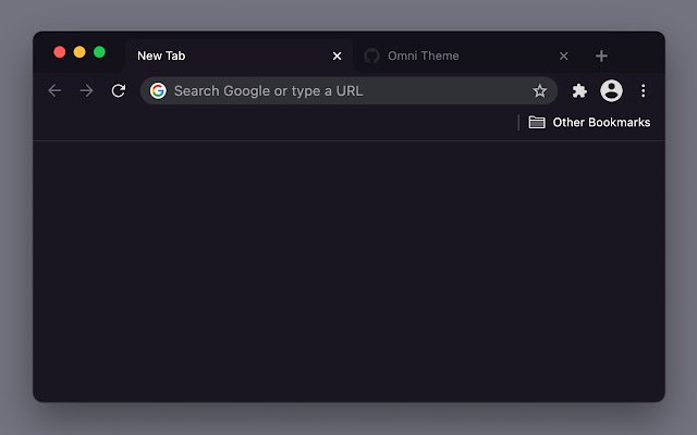 Omni: Dark Theme für Chrome aus dem Chrome-Webshop zur Ausführung mit OffiDocs Chromium online