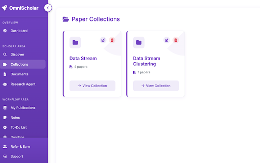 OmniScholar Smart Research Platform for Modern Scholars  from Chrome web store to be run with OffiDocs Chromium online