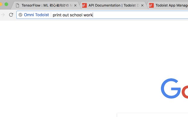 Omni Todoist mula sa Chrome web store na tatakbo sa OffiDocs Chromium online