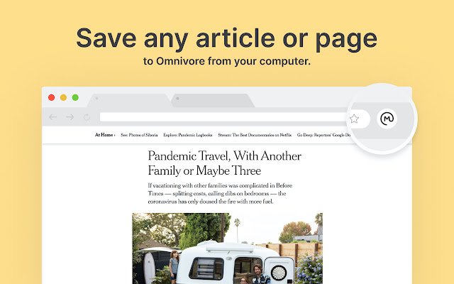 Omnivore  from Chrome web store to be run with OffiDocs Chromium online