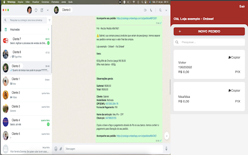 Onbeef Cardapio Digital  from Chrome web store to be run with OffiDocs Chromium online