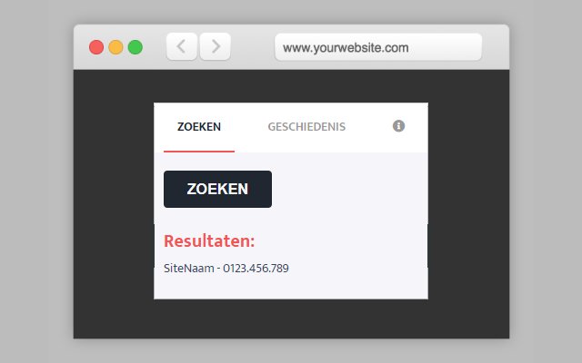 Chrome ウェブストアの Ondernemingsnummer zoeken を OffiDocs Chromium オンラインで実行する