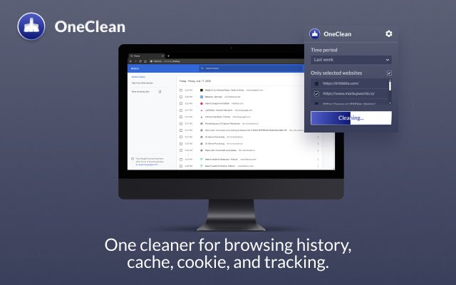 OneCleaner  from Chrome web store to be run with OffiDocs Chromium online