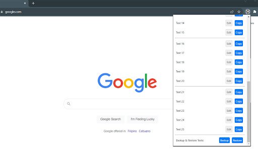 One Click Copy  from Chrome web store to be run with OffiDocs Chromium online