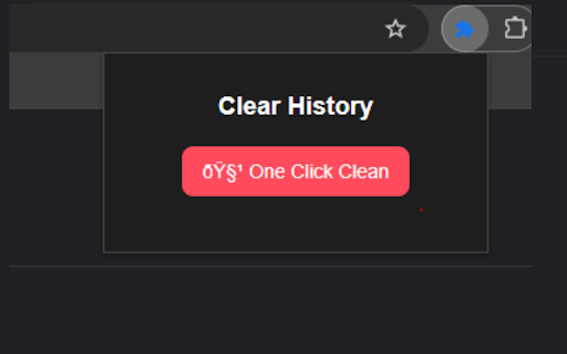 One Click History  from Chrome web store to be run with OffiDocs Chromium online