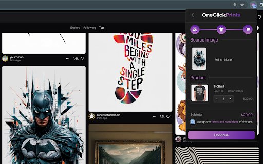 OneClickPrints from Chrome web store to be run with OffiDocs Chromium online OneClickPrints from Chrome web store to be run with OffiDocs Chromium online