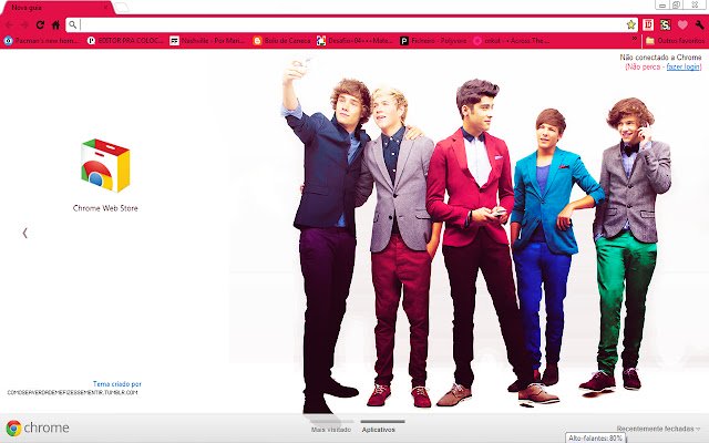 One Direction  from Chrome web store to be run with OffiDocs Chromium online