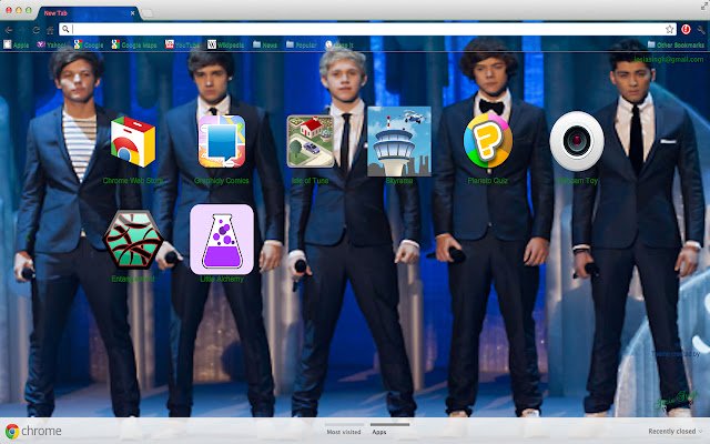 One Direction 1  from Chrome web store to be run with OffiDocs Chromium online