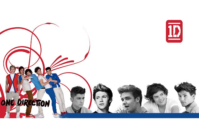 One Direction Theme Standard Edition  from Chrome web store to be run with OffiDocs Chromium online