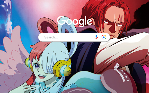 One Piece Red Uta Shanks Anime Theme  from Chrome web store to be run with OffiDocs Chromium online