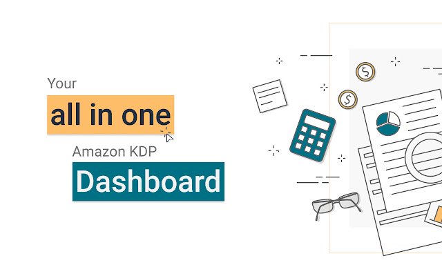 OneViz Amazon KDP-dashboard van de Chrome-webwinkel om te worden uitgevoerd met OffiDocs Chromium online