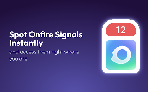 Onfire Chrome Extension  from Chrome web store to be run with OffiDocs Chromium online