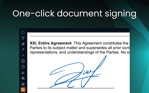 Online Document Signature  from Chrome web store to be run with OffiDocs Chromium online