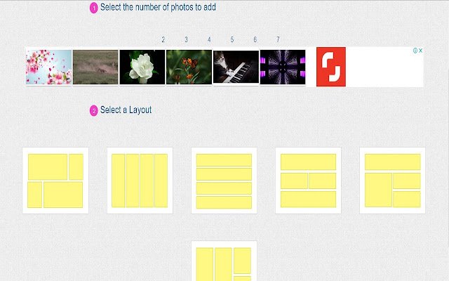 Le créateur de collages de photos en ligne de la boutique en ligne Chrome doit être exécuté avec OffiDocs Chromium en ligne