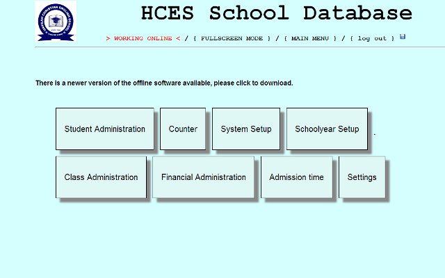 مدیریت آنلاین داده‌های مدرسه از فروشگاه وب Chrome با OffiDocs Chromium به صورت آنلاین اجرا می‌شود