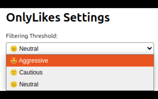 OnlyLikes from Chrome web store to be run with OffiDocs Chromium online OnlyLikes from Chrome web store to be run with OffiDocs Chromium online