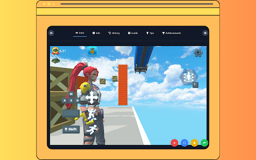 Only Up Unblocked Game  from Chrome web store to be run with OffiDocs Chromium online