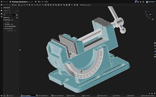 Onshape Dark Mode  from Chrome web store to be run with OffiDocs Chromium online