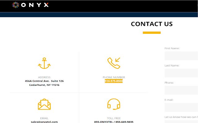 OnyxTelPBX SelectToCall từ cửa hàng Chrome trực tuyến sẽ chạy với OffiDocs Chrome trực tuyến