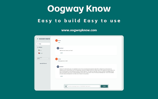 Oogway Know  from Chrome web store to be run with OffiDocs Chromium online
