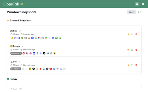 OopsTab – Never Lose Your Tabs Again  from Chrome web store to be run with OffiDocs Chromium online