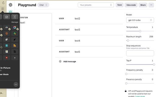 OpenAI Finetune JSONL Generator  from Chrome web store to be run with OffiDocs Chromium online