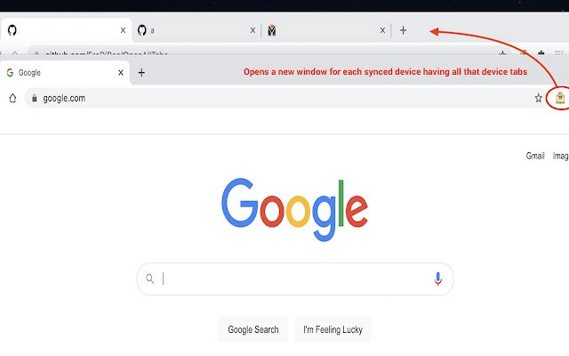 Open All the Tabs!  from Chrome web store to be run with OffiDocs Chromium online