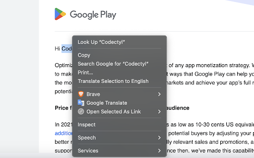 Open as link browser extension  from Chrome web store to be run with OffiDocs Chromium online