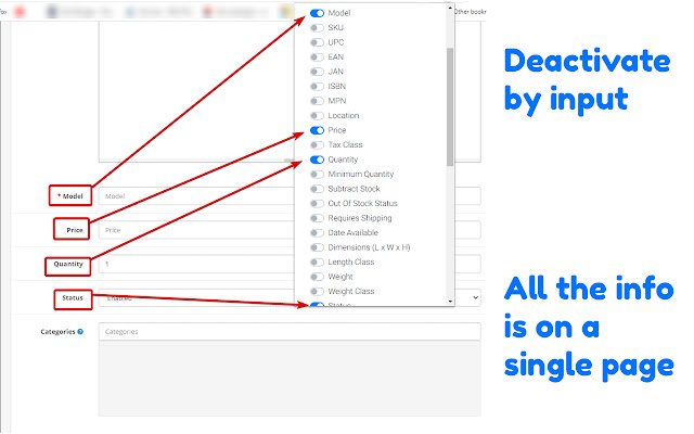 OpenCart Easy Product Manager  from Chrome web store to be run with OffiDocs Chromium online
