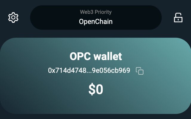 OpenChain Wallet  from Chrome web store to be run with OffiDocs Chromium online