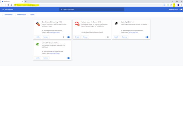Open Chrome Extension Page  from Chrome web store to be run with OffiDocs Chromium online