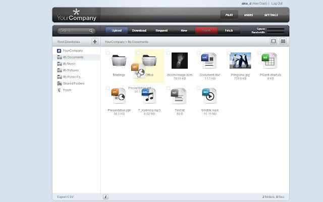 OpenDrive dal negozio web di Chrome per essere eseguito con OffiDocs Chromium online