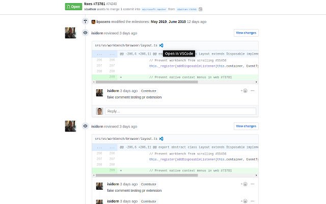 Chrome Web ストアから IDE で GitHub を開き、OffiDocs Chromium online で実行します