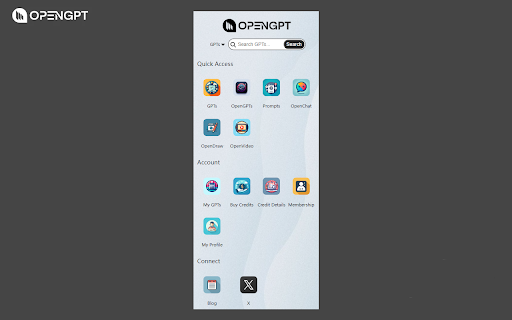 OpenGPT.com  from Chrome web store to be run with OffiDocs Chromium online