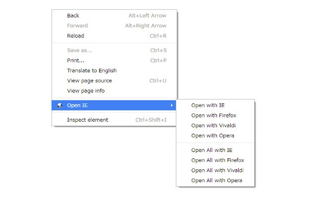 Abra IE desde Chrome web store para ejecutarse con OffiDocs Chromium en línea