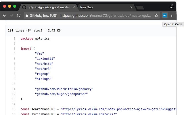 Open in Code  from Chrome web store to be run with OffiDocs Chromium online