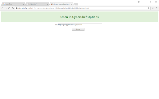 Open in CyberChef (updated)  from Chrome web store to be run with OffiDocs Chromium online