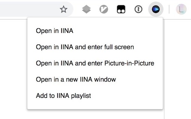 Buka Di IINA dari toko web Chrome untuk dijalankan dengan OffiDocs Chromium online