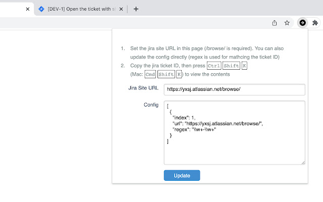 เปิด Jira Page Shortcut จาก Chrome เว็บสโตร์เพื่อรันด้วย OffiDocs Chromium ออนไลน์