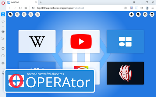 OPERAtor for SwiftDial  from Chrome web store to be run with OffiDocs Chromium online