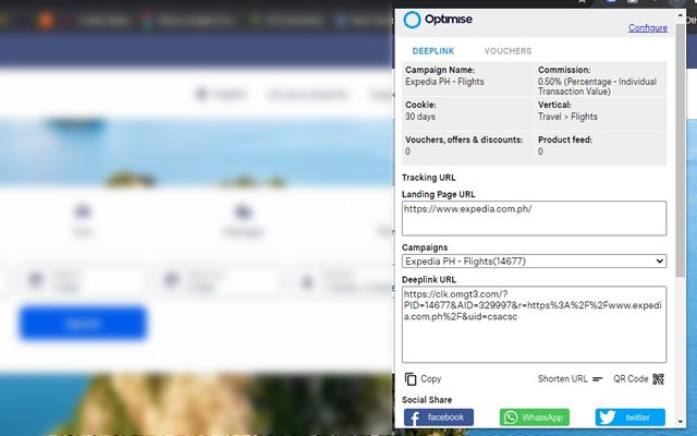 OffiDocs Chromium オンラインで実行されるように、Chrome Web ストアのディープリンク ジェネレーターを最適化します。