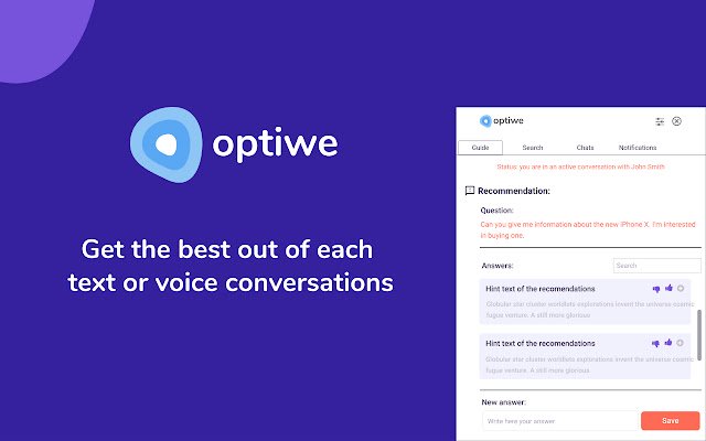 Optiwe for Chrome  from Chrome web store to be run with OffiDocs Chromium online