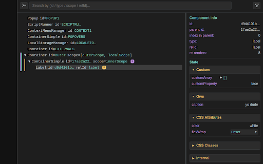 Opus UI DevTools  from Chrome web store to be run with OffiDocs Chromium online